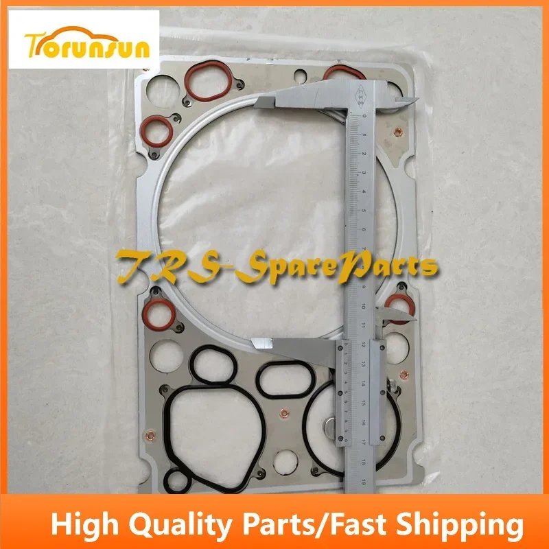 

6pcs 612600040646 cylinder head gasket for weichai WD10G24062 engine