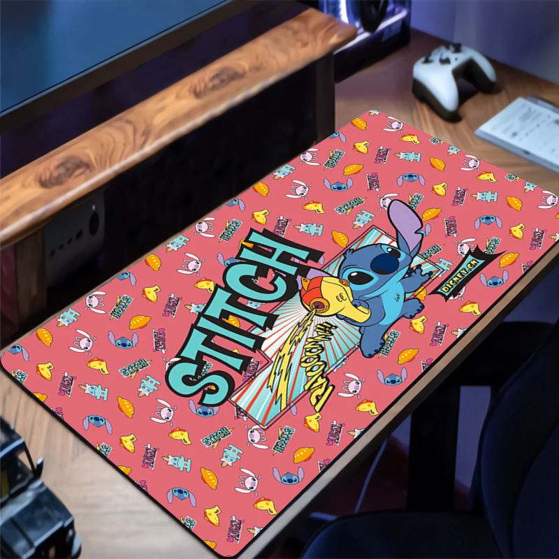 S-Stitchs Mousepad New MousePads Keyboard Pad Mouse Mat Gamer Soft Office Carpet Table Mat Desktop PC HD cartoon Large Mouse Pad