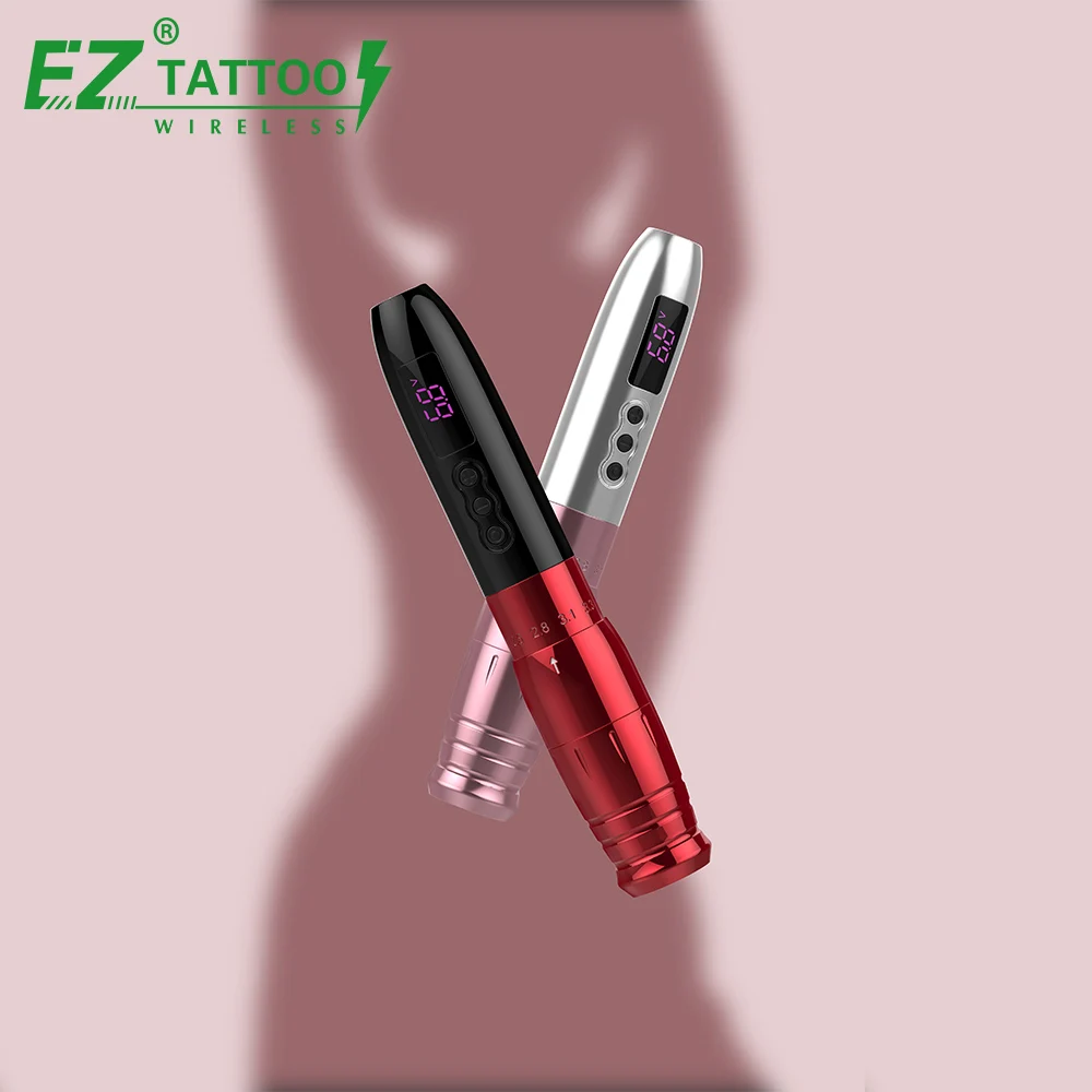 Wholesale EZ Lola Air Pro Electric Tattoo Machine Stepless Adjustable Stroke 1000mAh Wireless SMP PMU Tattoo Pen