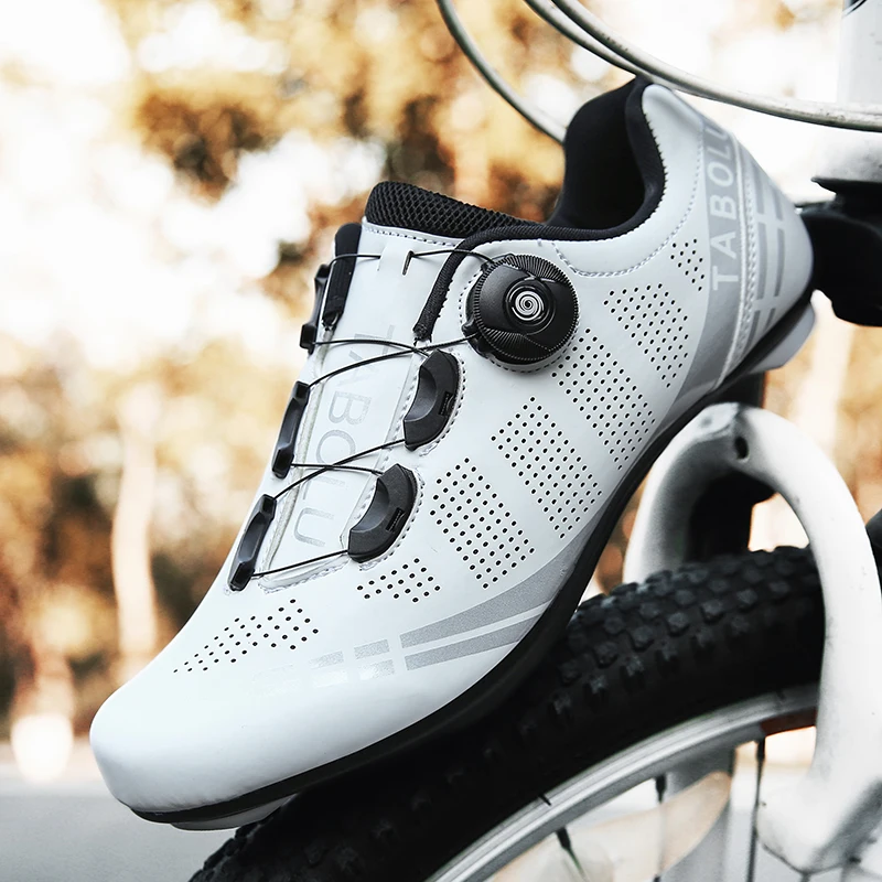 Rutschfeste Mountain-Offroad-MTB-Rennschuhe, atmungsaktive Fahrrad-Rennsport-Sportschuhe, professionelle Straßenrennen-Fahrradschuhe für Herren – Detail 23