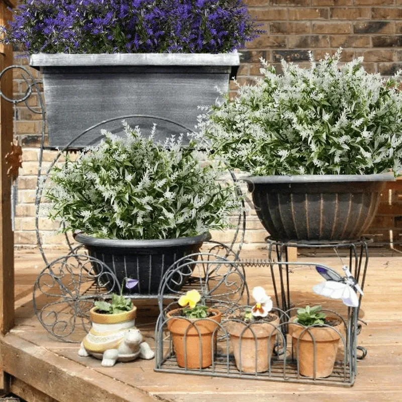 1/3/5 Stück künstliche Blumen, 35 cm, künstliche Pflanzen für Zuhause, Zimmer, Tischdekoration, Hochzeitsdekoration, Blumenarrangement im Freien, Zubehör – Detail 6