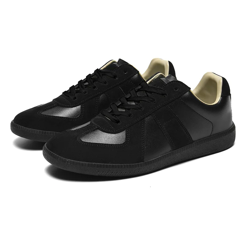 Herren Retro Wildleder Freizeitschuhe Schnürschuhe Flache Skateschuhe Bequeme Rutschfeste Sportschuhe für Männer – Detail 26