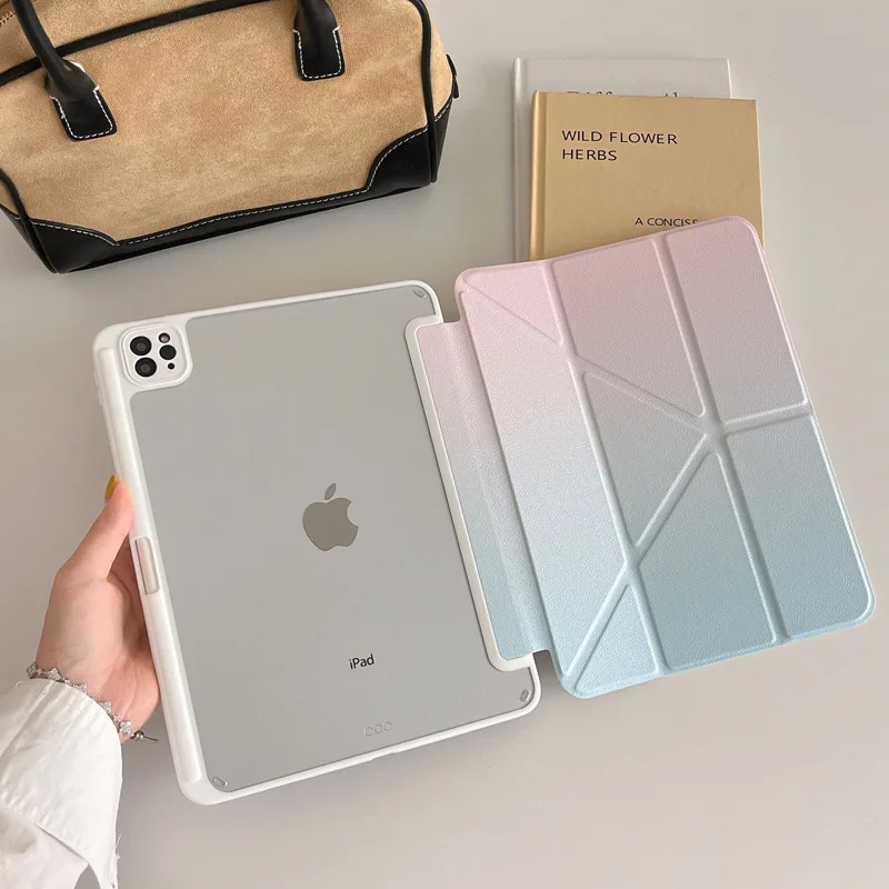 

Color Case For iPad A16 11th 11 10.9 10th 9th/8/7 10.2 Pencil Holder Cover iPad 11 Air 6 5 4 3 10.5 10.9 Pro 12.9 13 Mini 7 Capa