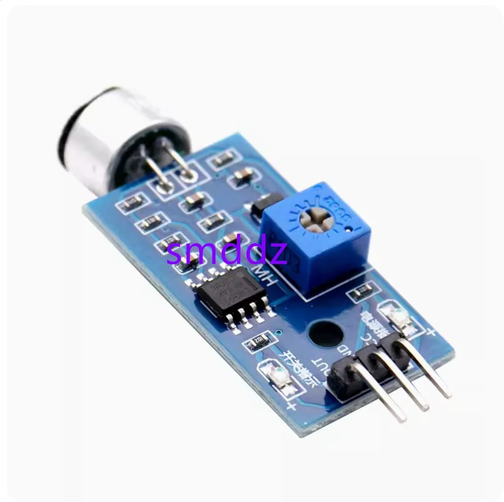 Modulo sensore sonoro da 10 pezzi uscita interruttore di controllo vocale livelli alti e bassi (rilevamento sensore sonoro/modulo fischietto)