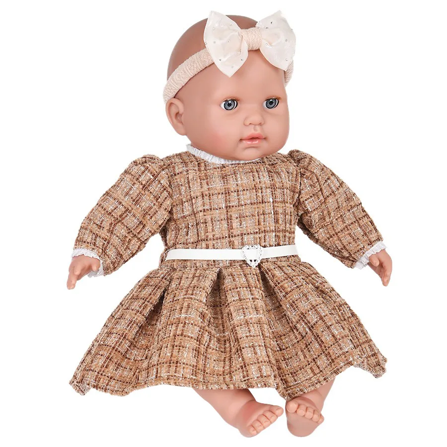 15-Zoll süße Reborn-Puppe, realistisches und weiches Baby, waschbar, austauschbare Kleidung, Spielhaus-Spielzeug
