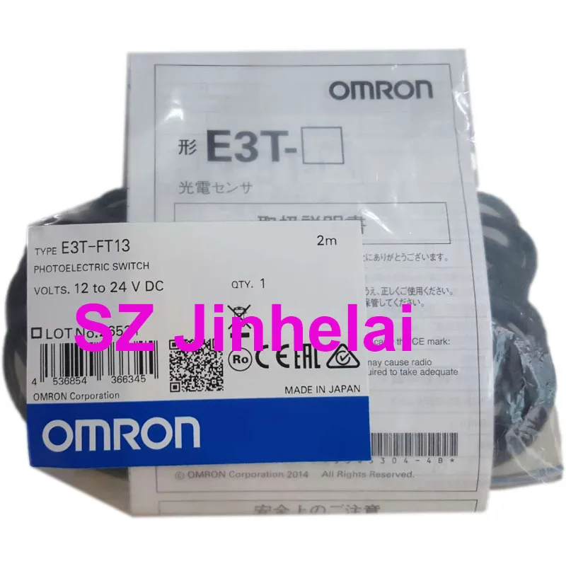 

Authentic Original Omron 2M 24VDC Detection Distance Durable Photoelectric Sensors Switches E3T-FT11 E3T-FT12 E3T-FT13 E3T-FT14