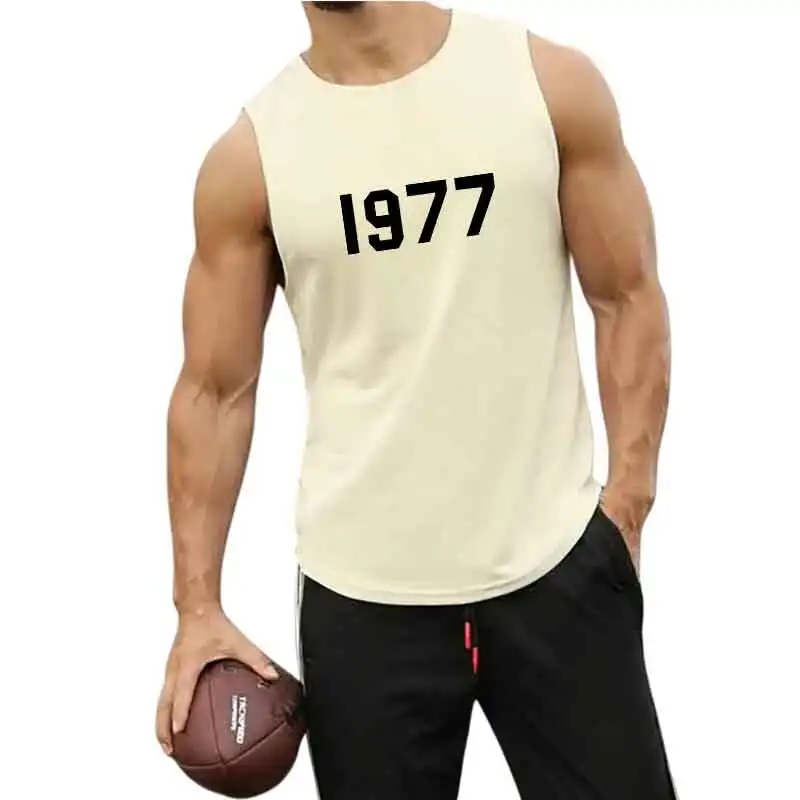 Fitness-Tanktop für Herren, ärmelloses T-Shirt, Fitnesskleidung, Basketball-Trainingsweste, Herren-Sportunterhemd