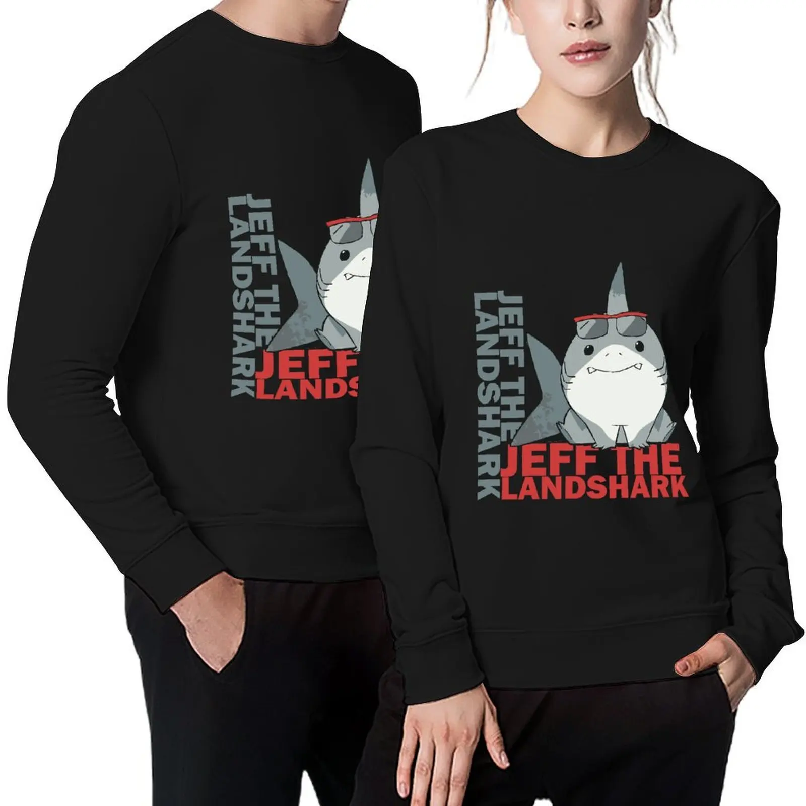 

jeff the landshark Pullover men's winter sweater korean clothes anime clothing autumn new products anime sweatshirt