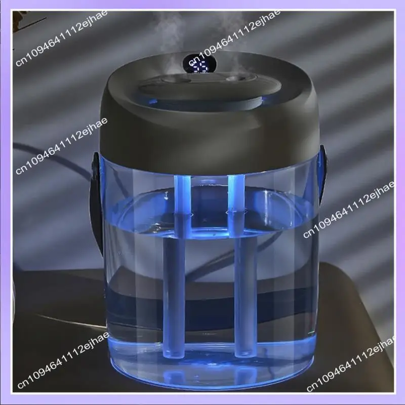 N83R 1 Uds 2L humidificador de doble boquilla escritorio de oficina atomizador de aire portátil USB recargable pantalla Digital nebulización de humidificación