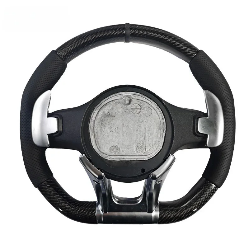 LQ High Quality Sports Carbon Fiber Leather Steering Wheel with Custom Color and Stitching for Model