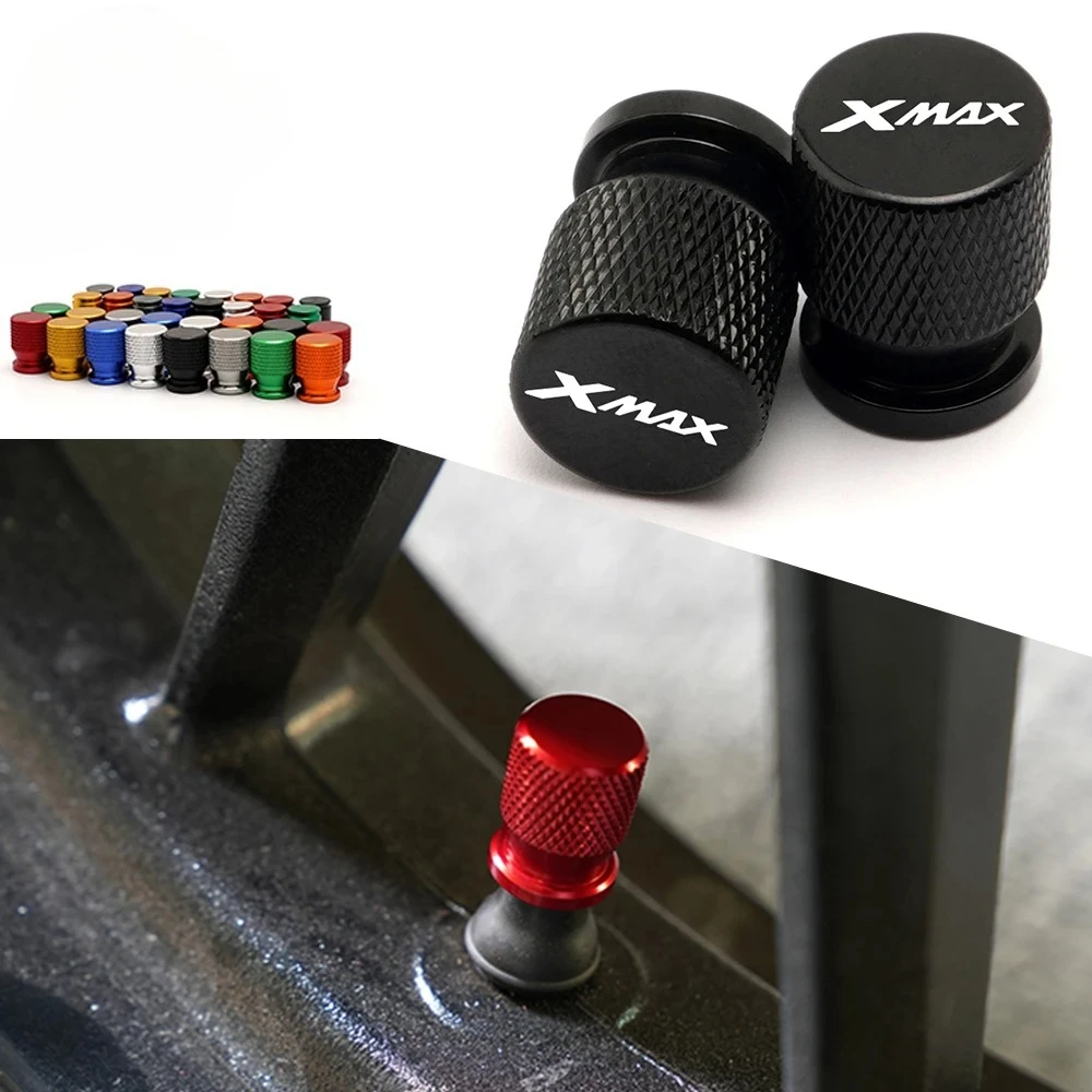 

For Yamaha XMAX 300 400 250 125 XMAX300 XMAX400 XMAX250 XMAX125 Motorcycle Accessories Wheel Tire Valve Caps CNC Airtight Covers