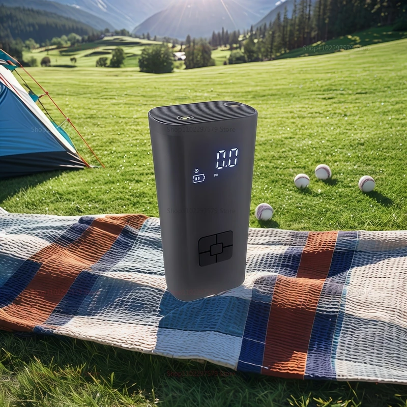 Wireless Portable Tire Inflator Pump for Car Motorcycle Bicycle Balls LCD Display Compact Electric Air Compressor