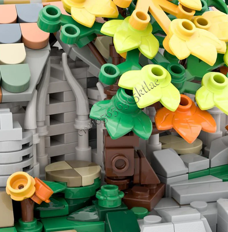 5788 Uds. Mini artesanía Medieval modelo Moc bloques de construcción Diy montar ladrillos arquitectura colección de exhibición juguetes creativos regalos