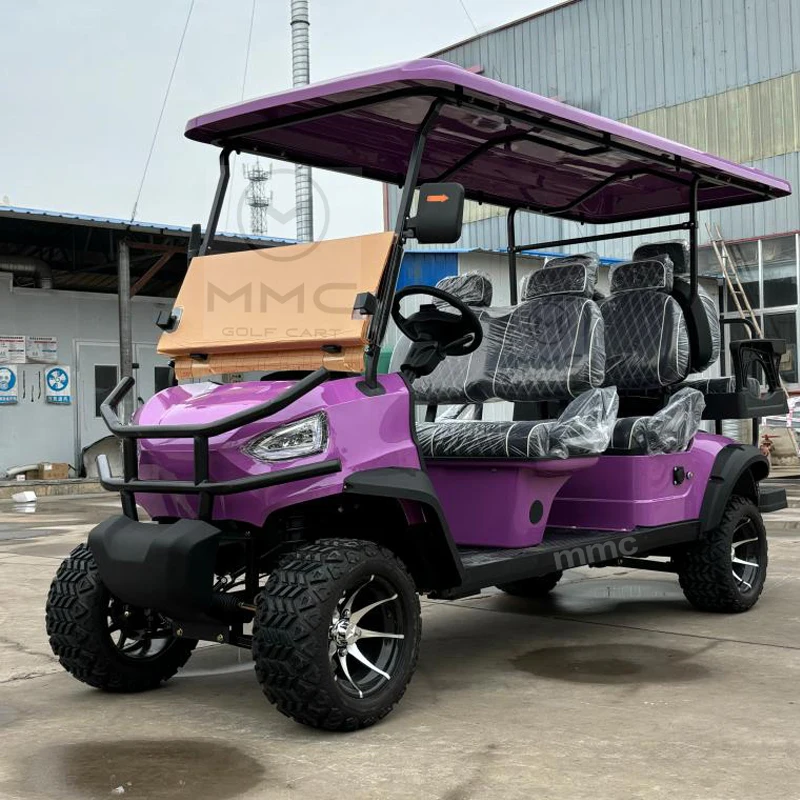 CE Certification New Export Electric Golf Cart Golf Course Club Car 2/4/6/8 Seater Off Road Solar Power Electic Golf Cart