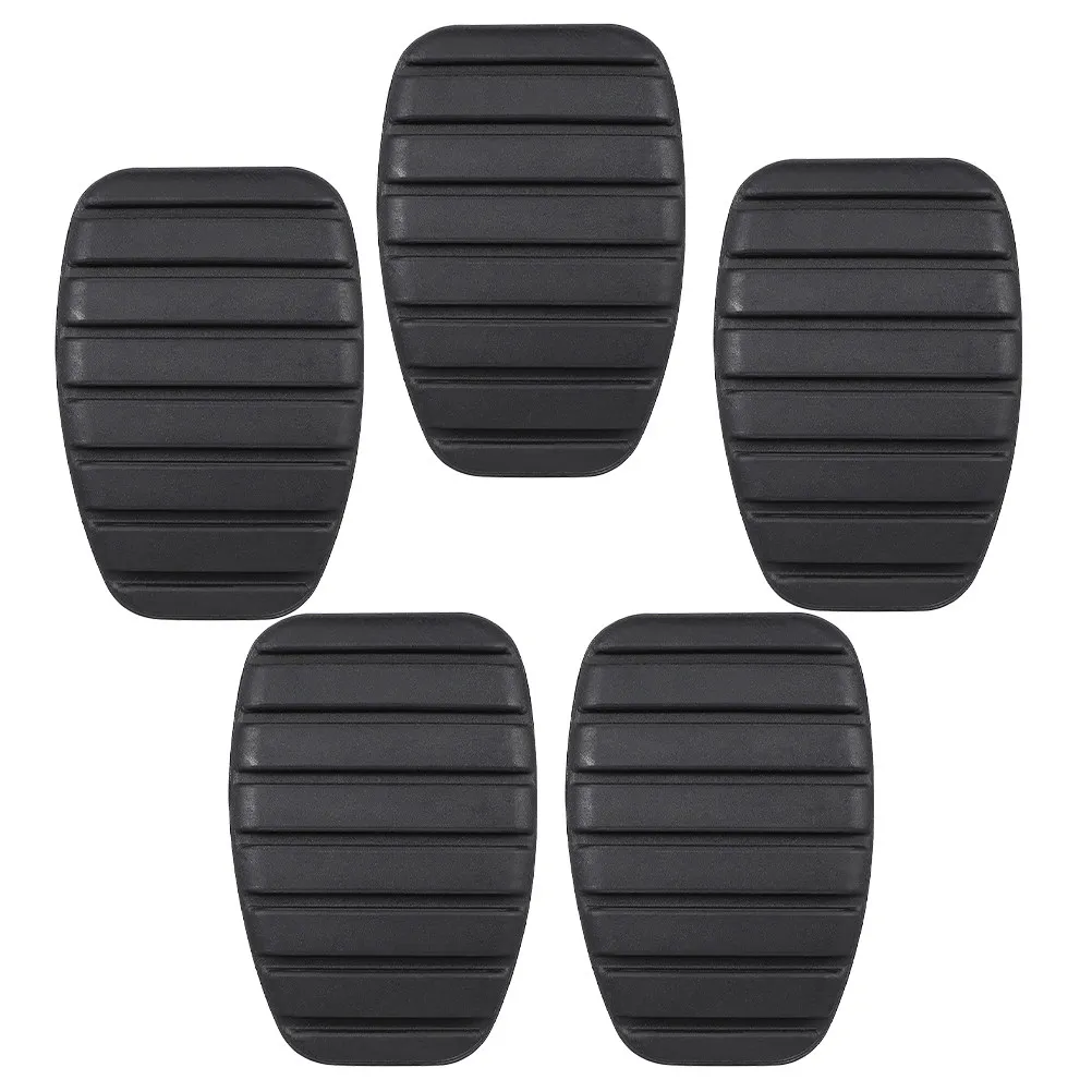 

5 шт. резиновых накладок на педали автомобиля, высокоэластичные, с противоскользящей поверхностью, термостойкие, для безопасного и комфортного вождения