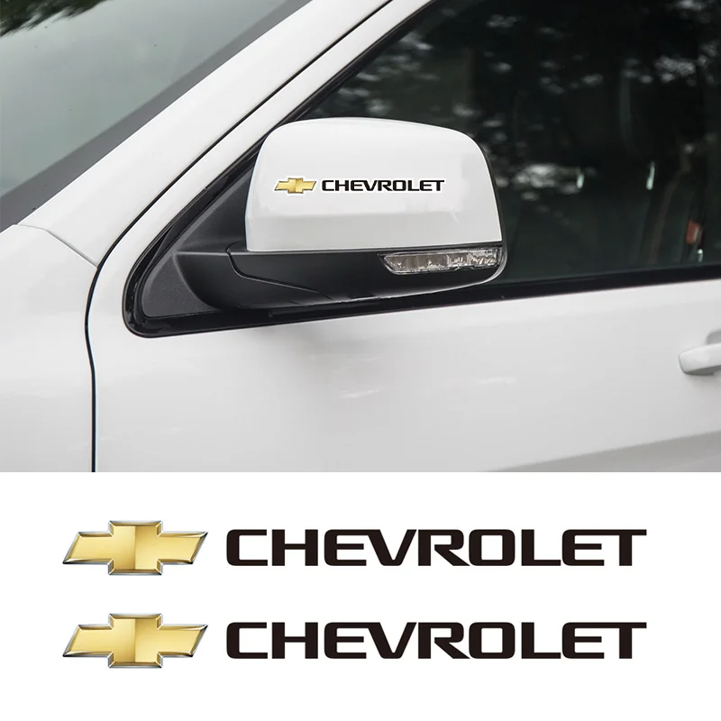 4 Uds pegatinas para carrocería de coche accesorios de emblema de estilo para Chevrolet Spark Captiva Cruze Malibu Equinox Trax Camaro Blazer