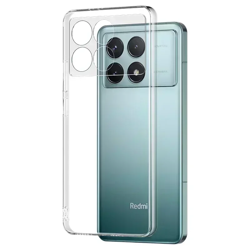 Étui souple ultra-mince pour Xiaomi POCO M6 M5 figurine M3 X6 X5 tage bery F5 F4 F3 ightPRO, transparent, en silicone, cristal, protection solide pour documents