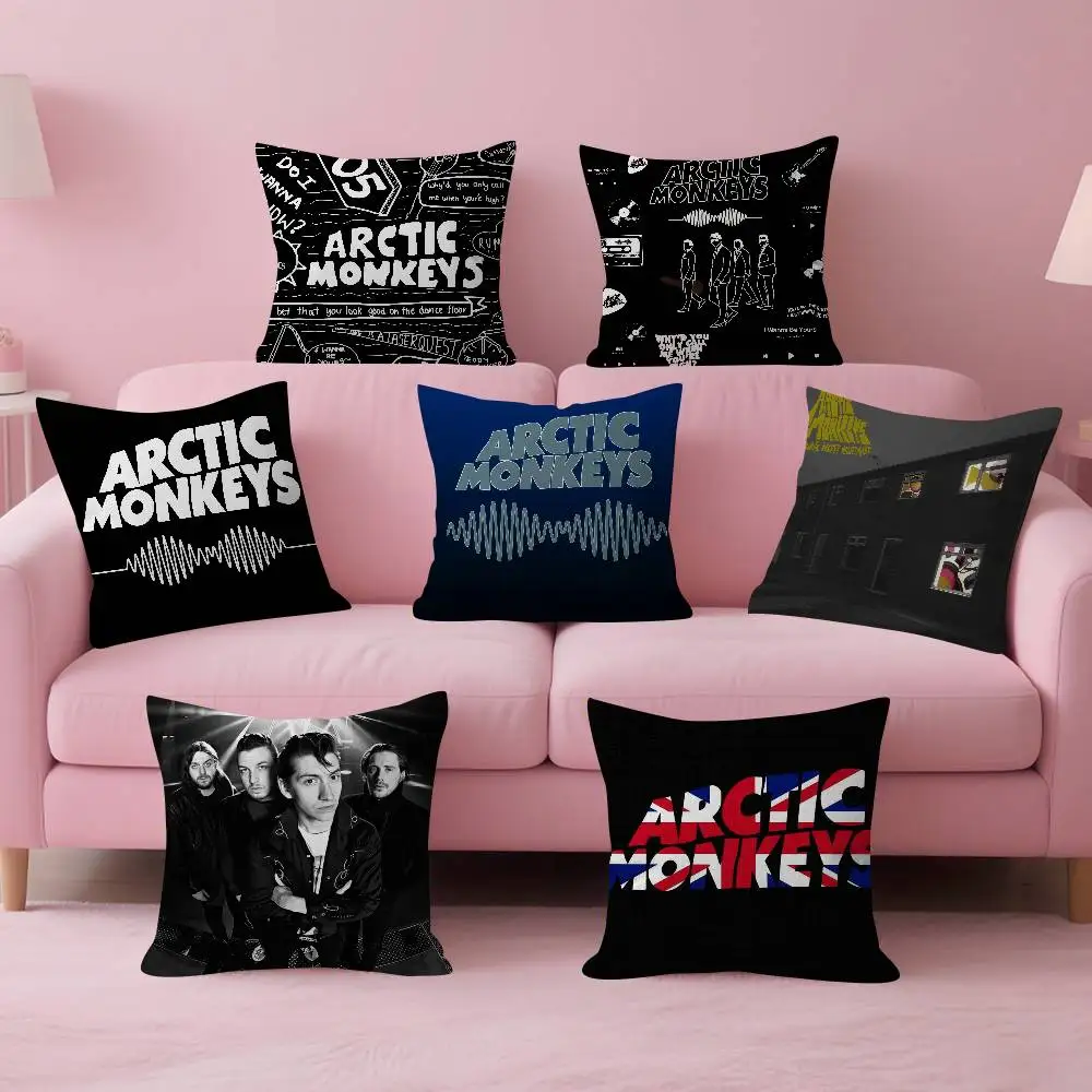 A-Arctic Rock Monkeys Band Kissenbezug, Auto-Kissenhülle für Sofa, Auto, Weihnachtsgeschenk