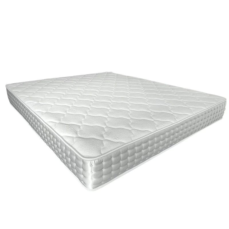 White Pocket Spring Knitted Fabric Mattress Home Furniture Hotel Bedroom Modern Luxury King Mattress