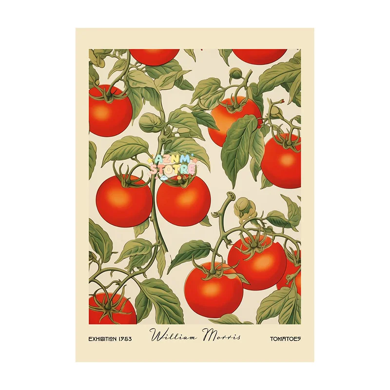 Kitchen Food Canvas Paintings Coffee Tea Watermelon Oranges Posters and Prints Wall Art Picture for Kitchen Home Decoration