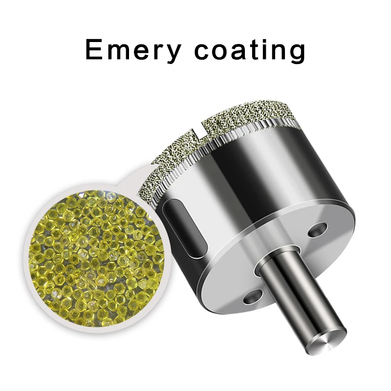 1 pz 3-200mm nucleo di vetro sega a tazza Openner punte diamantate punta centrale per piastrelle di ceramica marmo granito strumento di perforazione elettrica