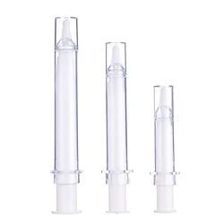 5pcs 5ml 10ml 20ml Empty DIY Airless Syringe High Grade DIY Round Shape Eye Cream Refillable Syringe Vacuum Lotion Pump Bottle