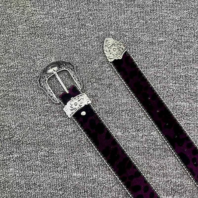 Ремни Y2K в стиле хип-хоп со стразами для женщин, леопардовый ремень из искусственной кожи, высокое качество, роскошные бренды, ковбойские джинсы в стиле пастушки, брюки, ремень в стиле панк