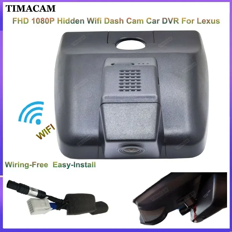 

TIMACAM For Lexus NX AZ10 nx300h nx200t nx300 nx200 2017 2018 2019 2020 2021 2022 Wifi Car DVR FHD 1080P Dash Cam Camera