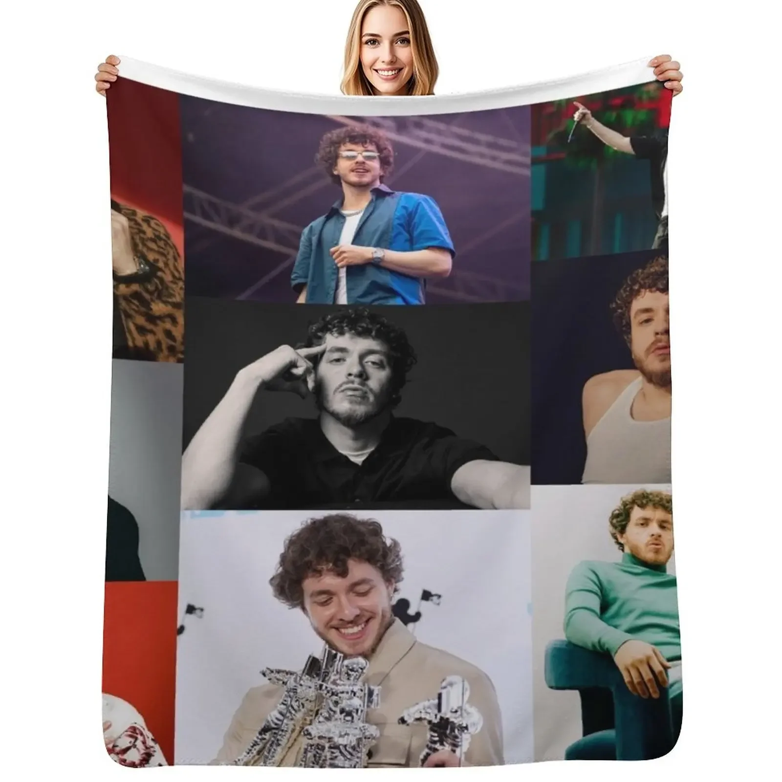 

jack harlow Throw Blanket Summer Beddings Hair Kid'S Decorative Sofa Blanket