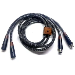 Hifi Audio Hi-End KS-1136 5N OFC Silver Plated XLR-XLR audio interconnect Balanced cable