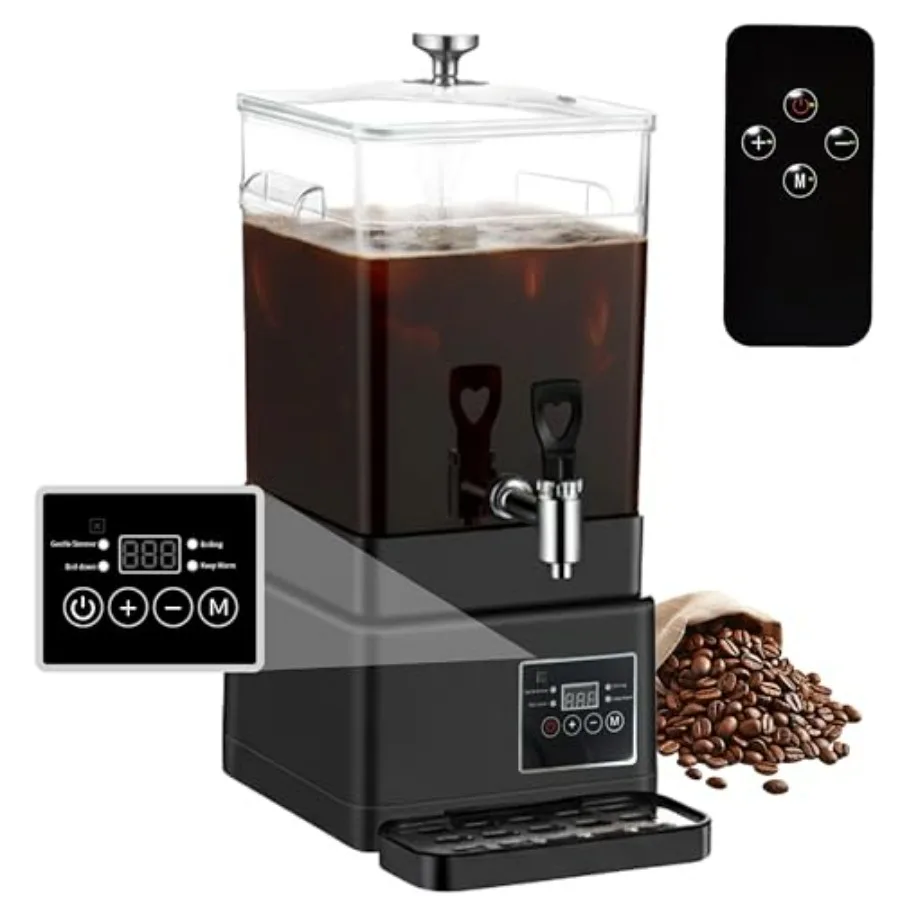 

Commercial Coffee Urn 10 L Transparent Electric Percolator Food-grade Plastic Hot Chocolate Machine for Catering Hot Water Urn