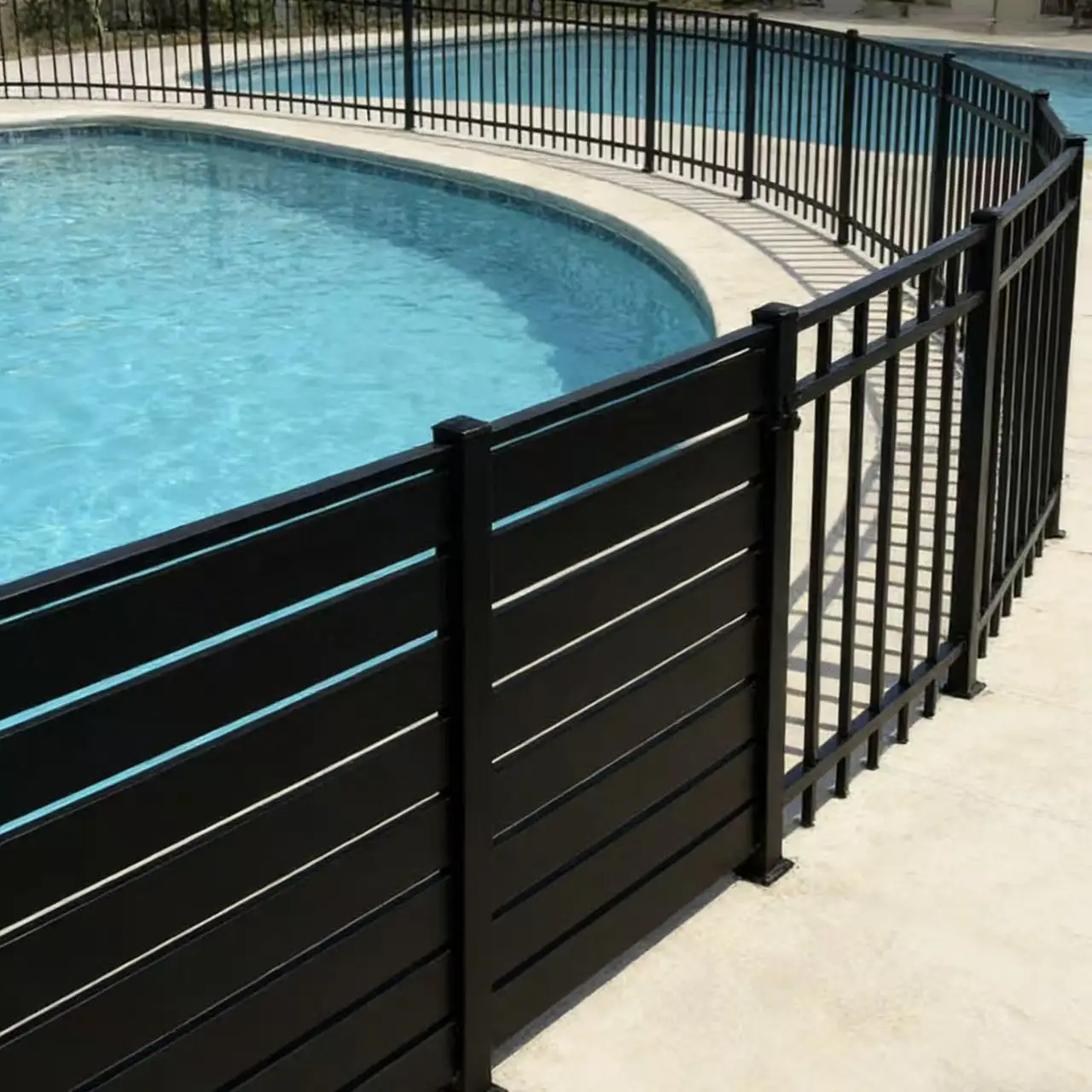 Hot Sale House Farm Garden Gates Decorative Wood Panels Aluminum Fence