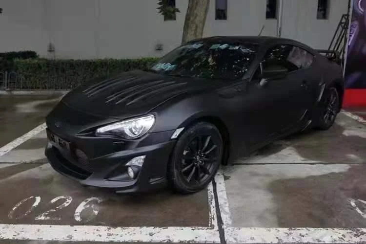 Body kit for  GT86 Subaru BRZ in WD style wide flare Car bumpers engine hood front lip side skirts wing spoiler