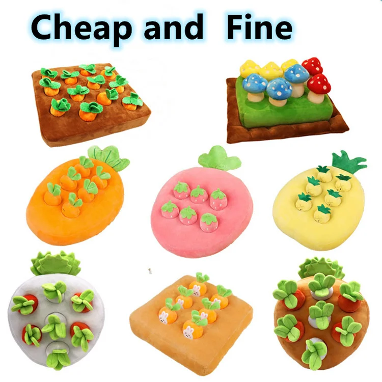 

Baby Pulling Radish Toy Plush Throw Pillow Pet Dog Dog Doll Kitten Carrot Children's Props Early Education