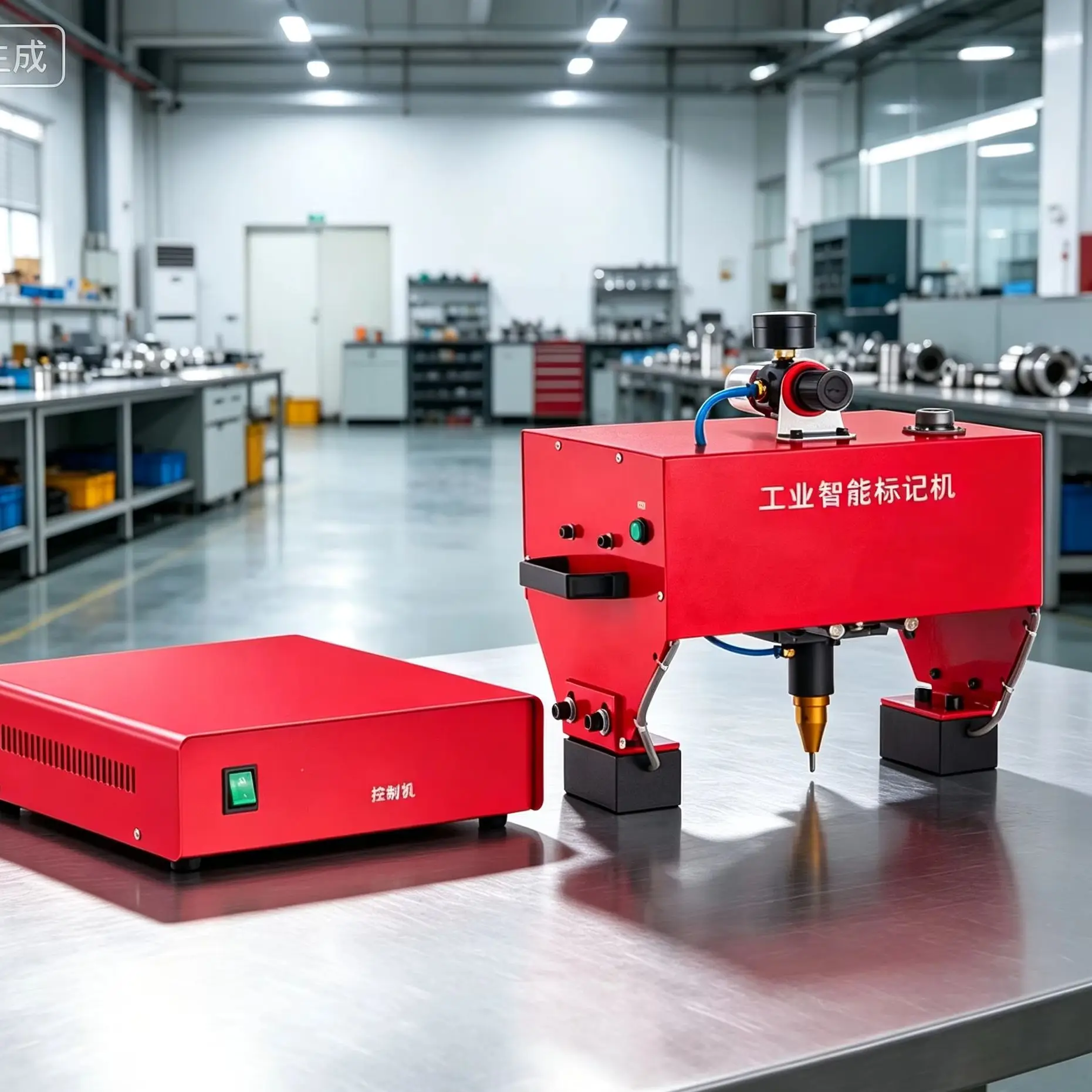 Portable Electric Pneumatic Marking Machine Metal Engraver For Signage Nameplate Chassis Number