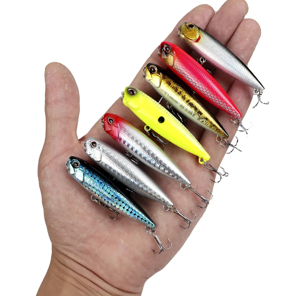 BILLINGS 1pcs Long-Cast 6.5cm/5.3g Pencil-Style Floating Surface Lure for Saltwater & Freshwater Fishing view 4