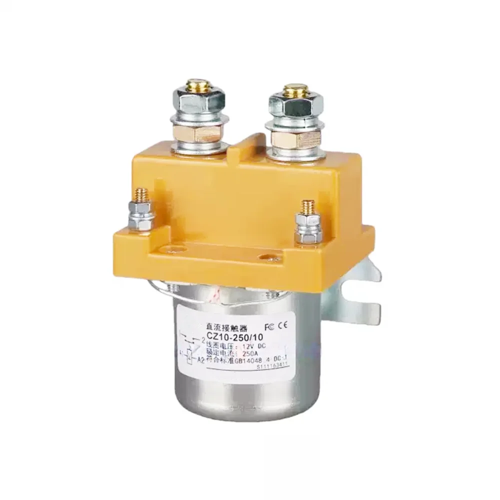 DC Contactor CZ10-250/10 250A NO Nomal Open 12V 24V 36V 48V 60V 72V 84V 120V Electric Tricycle Contactor