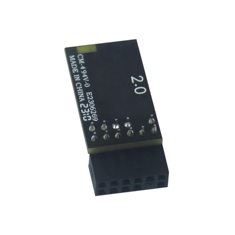 TPM2.0 Module 9672 Memory 12Pin Motherboard TPM SPI for Win 10 11 Security Encryption 12Pin 12 Pin TPM 2.0