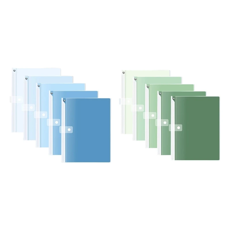 5Pcs 12x18In Large Holders Clear Water Resistant Paper Sleeve with Long Clamp Dropship