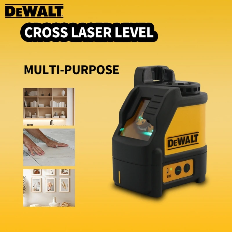 DeWalt DW088CG Green Beam Cross Line Laser Level High Precision Horizontal Vertical Laser Level Dotting Instrument