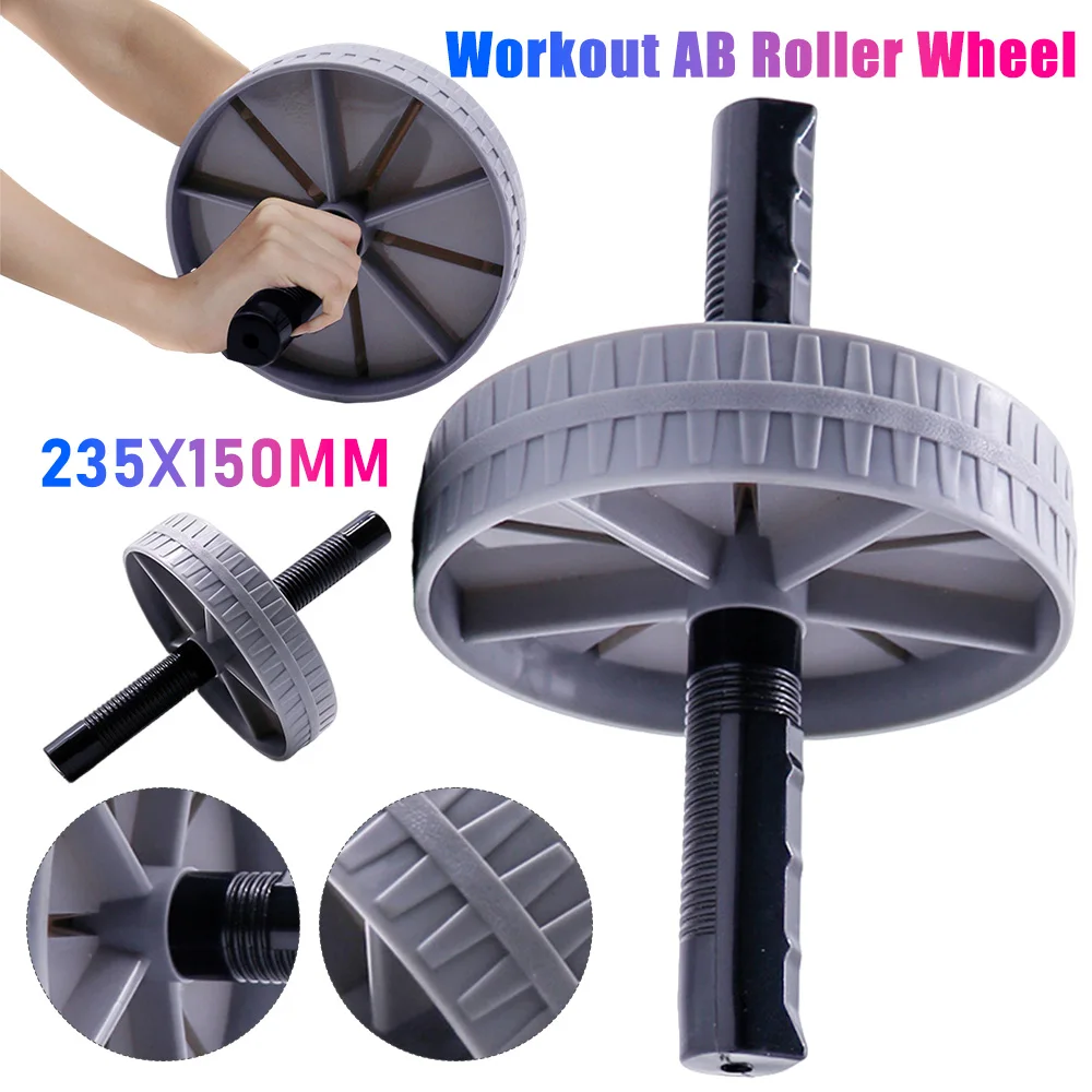 1-5PCS Workout AB Roller No Noise Abdominal Trainer Non-slip Abdominal Roller Strengthen Muscle Exercise Equipment For Home Gym