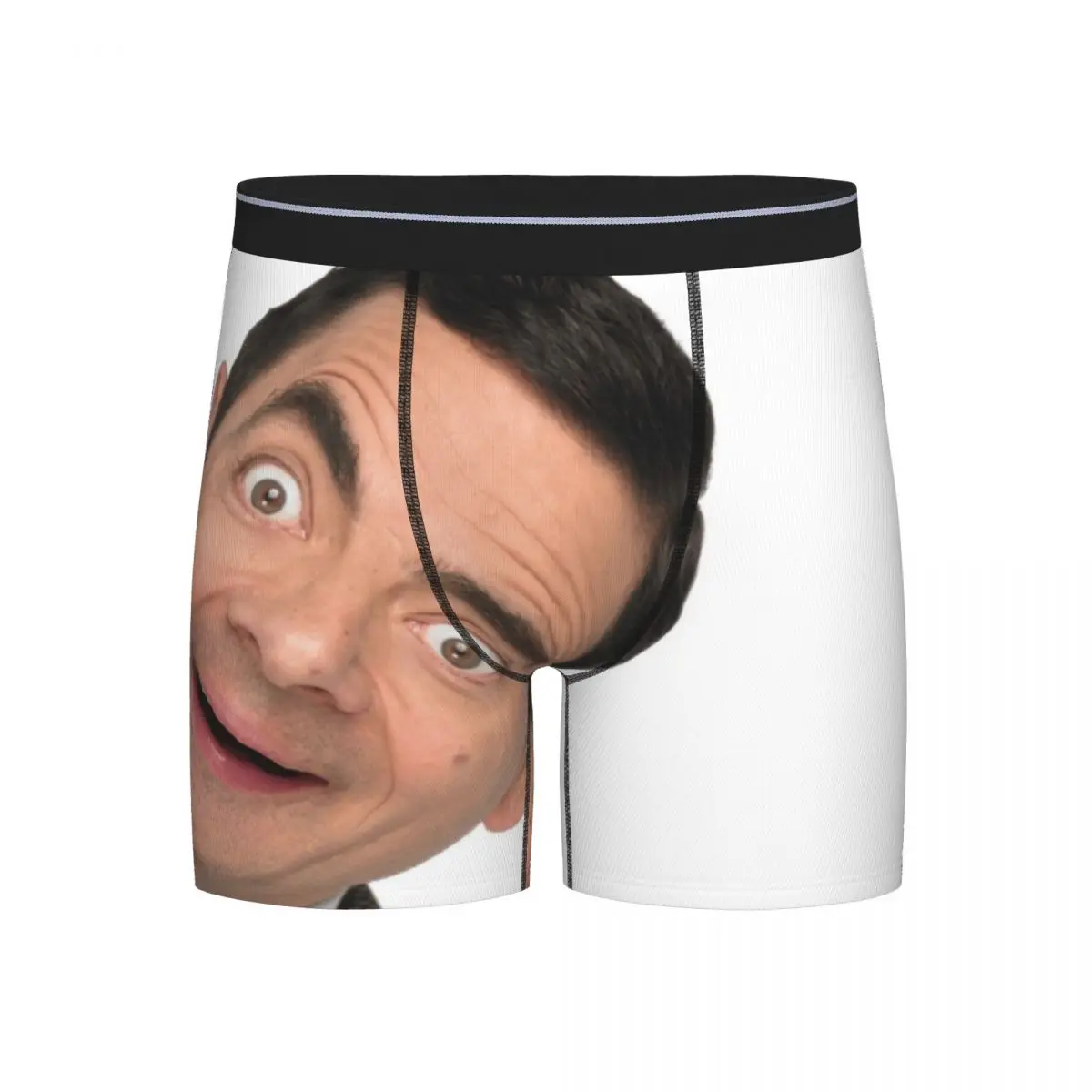 

Long Boxer Underpants Shorts Mr. Bean Panties Men Breathable Underwear for Homme Man Boyfriend Gift