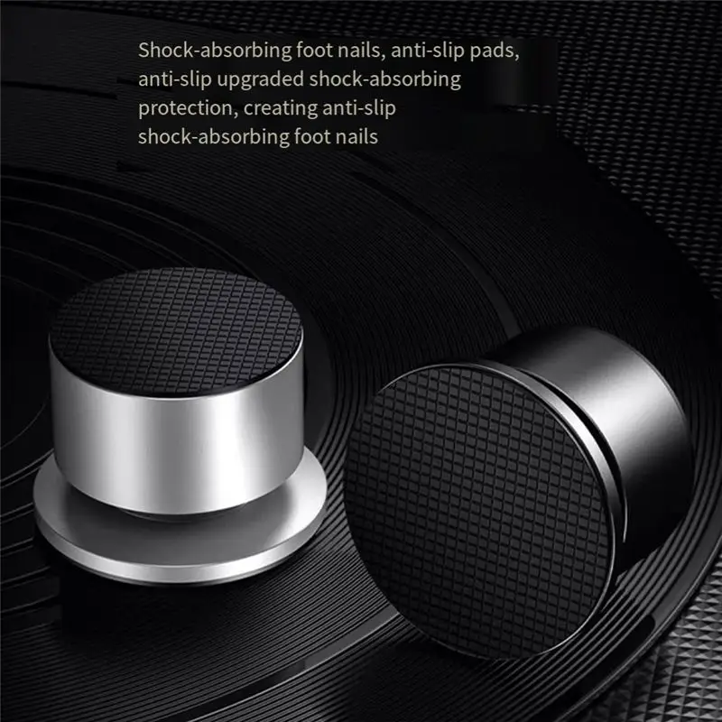 A41Z-Aluminium Speaker Spikes Shock Damping Spring Pad For KTV Stage Speakers Foot Pads For Enhanced Audio Performance