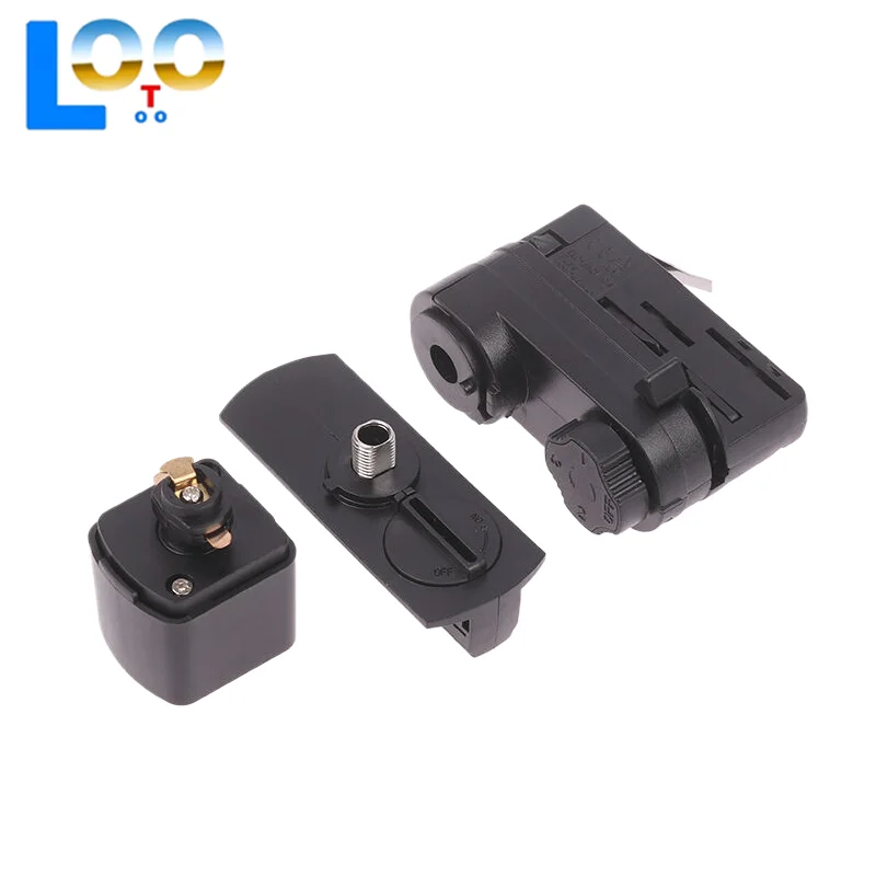 الاتحاد الأوروبي/الولايات المتحدة ثلاثة/أربعة سلك Led مصابيح المسار رئيس المسار السكك الحديدية ضوء موصل المسار رئيس محول شماعات محول