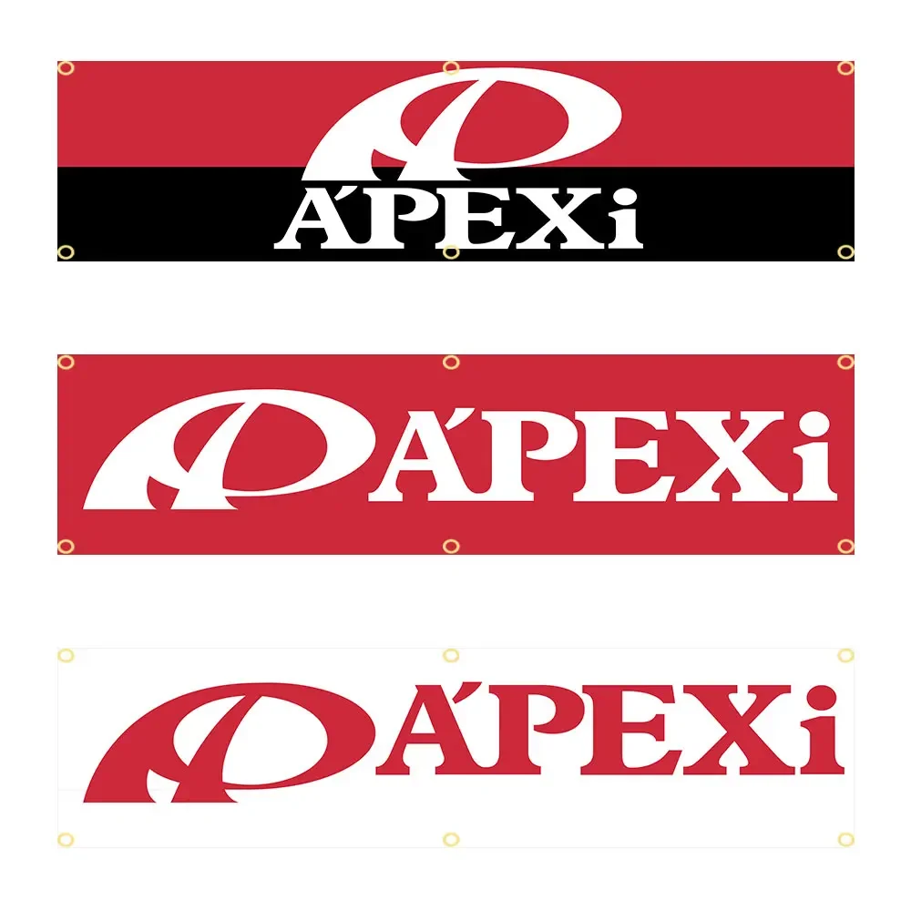 APEXIS-BANNER de carr, tapiz de poliéster impreso, bandera para garaje o экстерьер для украшения, 60x240cm