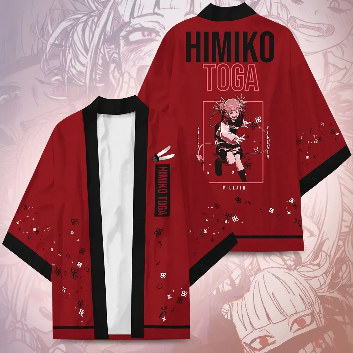 

My Hero Academia Kimono Kimono Unisex Cape Casual Cardigan Feather Anime Cape Short Sleeve T-shirt