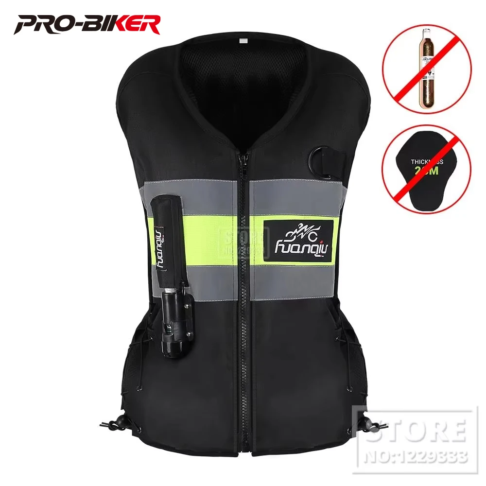 

Motorcycle Airbag Vest CE Certified Without Back Cushion And Gas Cylinder Zipper Or Socket style