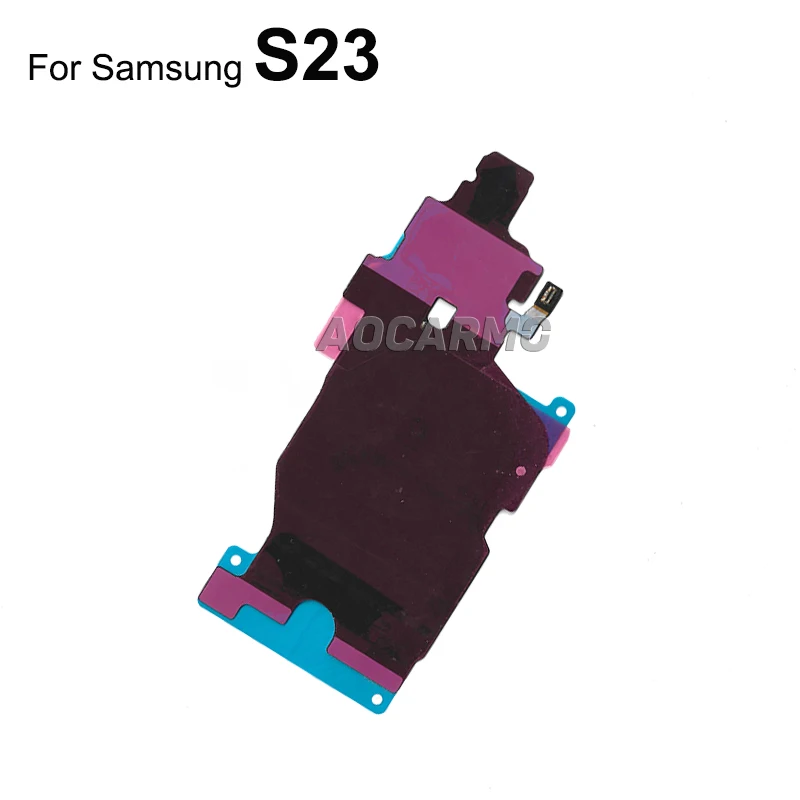 Aocarmo Charger Wireless Charging Coil And NFC Module Flex Cable For Samsung Galaxy S23 Replacement Part