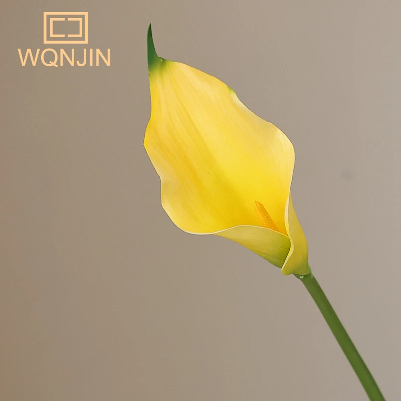 1 STÜCK, Künstliche Calla-Lilien-Blumen-Tischdekoration, Blumenarrangement, Handstrauß, Hochzeitsdekoration, künstliche Blumen, Party-Dekoration – Detail 9