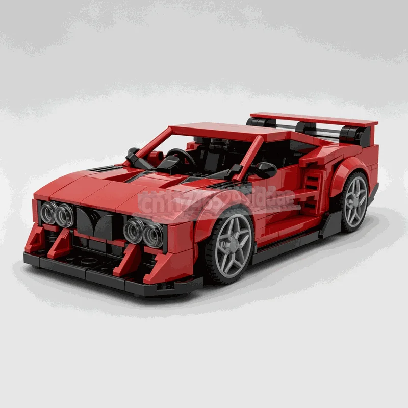 NEW 407Pcs Kimera K39 Stradale Sports Car Vehicle MOC Brick Model Custom Puzzle DIY Assembly Technical Building Blocks Toy Gift